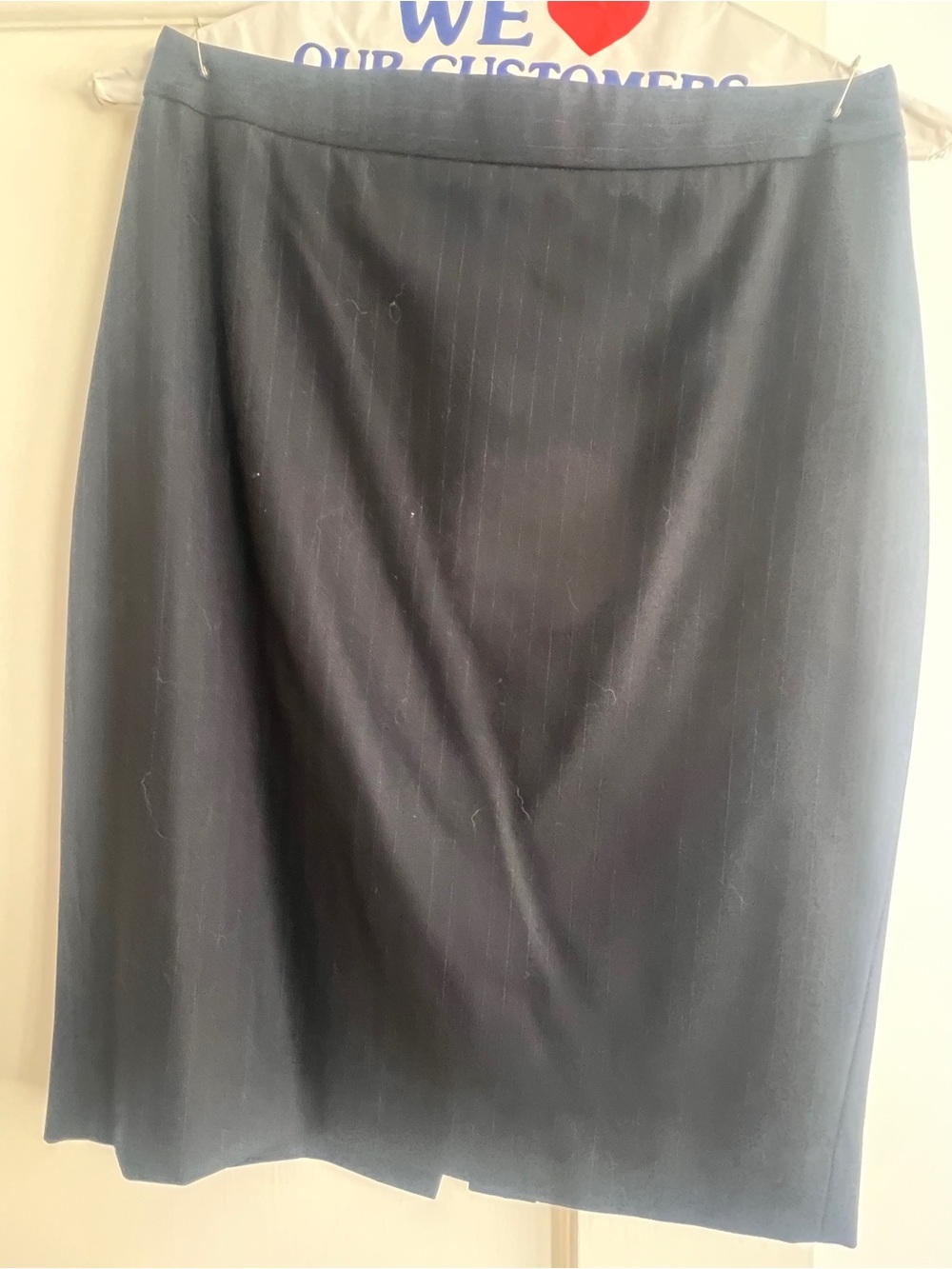 JCREW Classic Women's navy Pinstripe Skirt